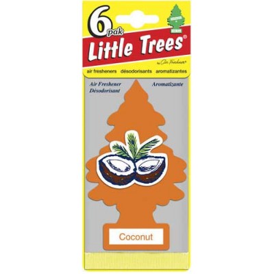 LITTLE TREE COCONUT STRIP AIR FRESHNERS 24CT/PACK